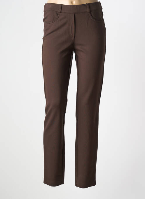 Pantalon slim marron STARK pour femme