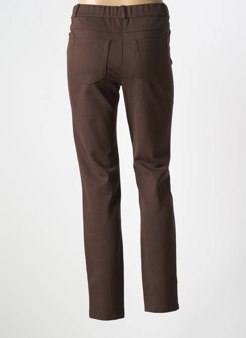 Pantalon slim marron STARK pour femme