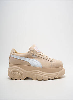 Baskets nubuck talon de 4 à 6cm beige PUMA femme