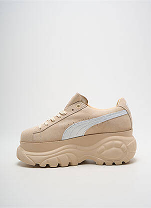 Baskets nubuck talon de 4 à 6cm beige PUMA femme