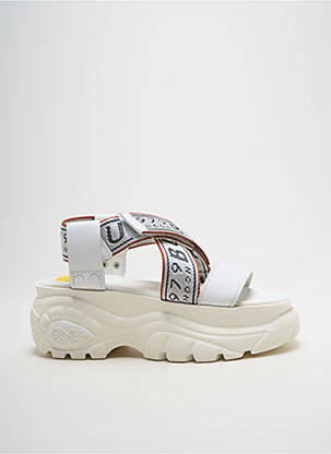 Sandales/nu pieds talon compensé talon de 4 à 6cm blanc BUFFALO femme