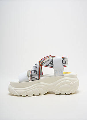 Sandales/nu pieds talon compensé talon de 4 à 6cm blanc BUFFALO femme