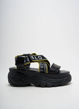 Sandales/nu pieds talon compensé talon de 4 à 6cm noir BUFFALO femme