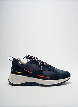 Baskets nubuck bout rond bleu SCHMOOVE homme
