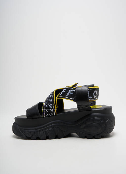 Sandales/Nu pieds noir BUFFALO pour femme