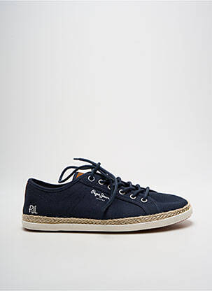 Baskets bout rond bout rond bleu PEPE JEANS homme