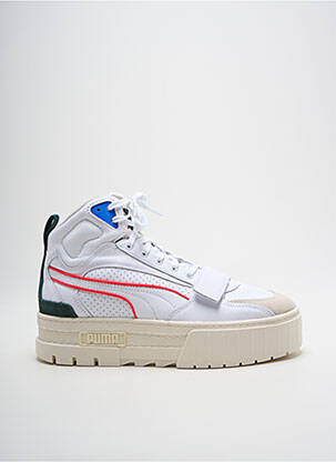 Baskets bout rond bout rond blanc PUMA unisexe
