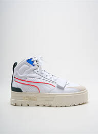 Baskets bout rond bout rond blanc PUMA unisexe