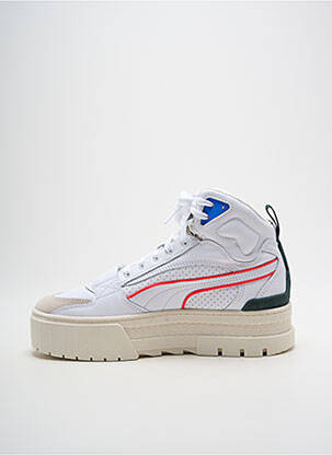 Baskets bout rond bout rond blanc PUMA unisexe