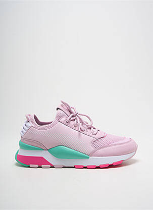 Baskets semelle amovible talon de 4 à 6cm rose PUMA femme