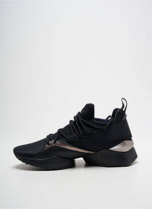 Baskets matière lisse talon plat jusqu'à 3cm noir PUMA femme