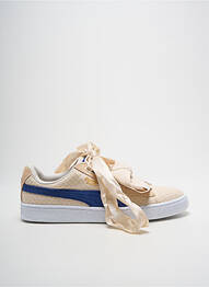 Baskets bout rond talon plat jusqu'à 3cm bleu PUMA femme