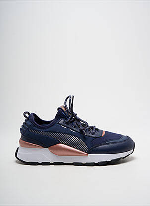 Baskets bout rond talon plat jusqu'à 3cm bleu PUMA femme