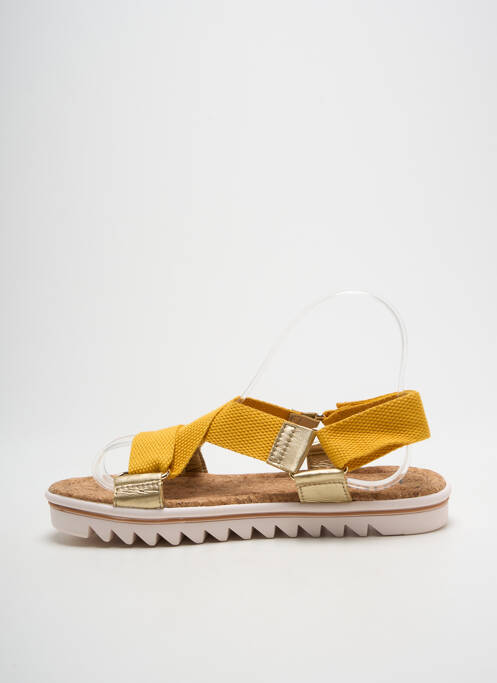 Sandales/Nu pieds jaune ARMISTICE pour femme