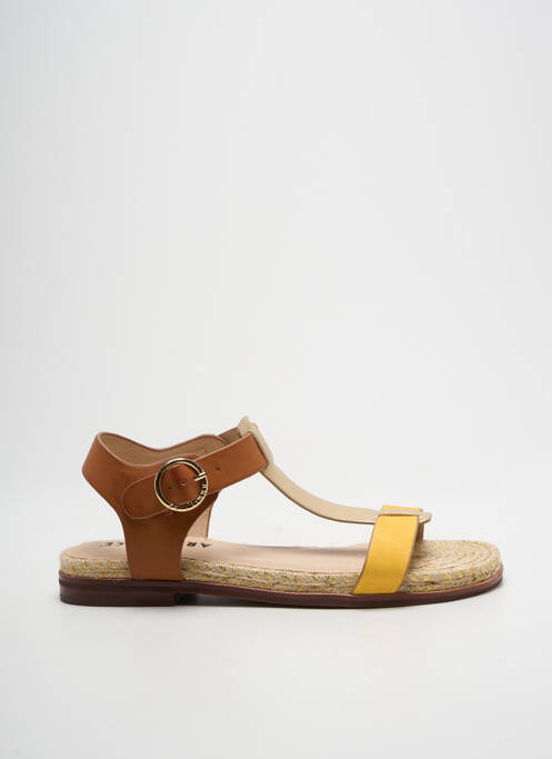 Sandales/Nu pieds jaune ARMISTICE pour femme