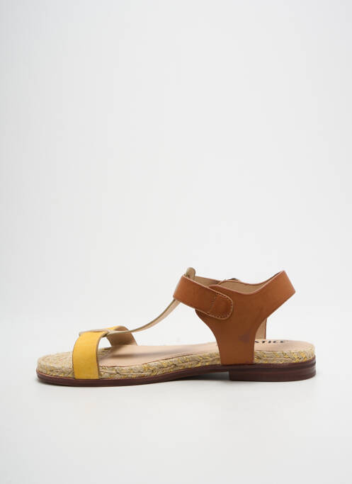 Sandales/Nu pieds jaune ARMISTICE pour femme