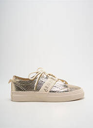 Baskets talon compensé talon plat jusqu'à 3cm or ARMISTICE femme