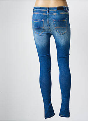 Jeans coupe slim stretch taille normale bleu DONOVAN femme