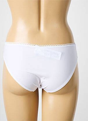 Culotte tissage satiné blanc EMPREINTE femme