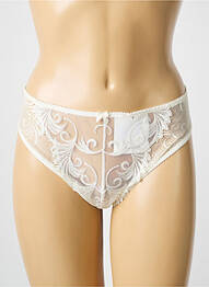 Culotte effet matière satinée beige EMPREINTE femme