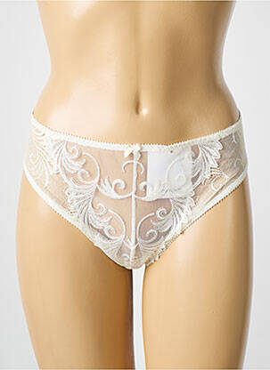 Culotte effet matière satinée beige EMPREINTE femme