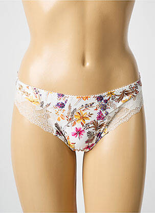 Culotte tissage satiné blanc ANTIGEL femme
