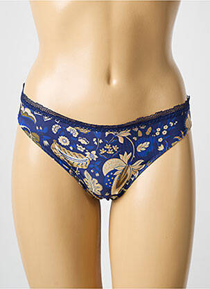 Culotte tissage satiné bleu ANTIGEL femme
