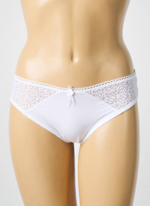 Culotte tissage satiné blanc EMPREINTE femme