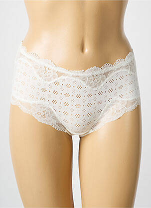 Shorty stretch blanc ANTIGEL femme