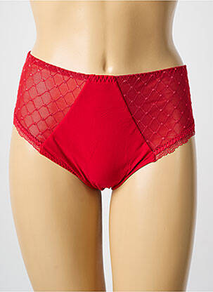 Culotte haute stretch rouge ANTIGEL femme