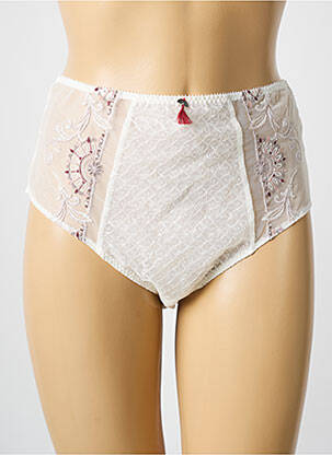 Culotte haute stretch blanc EMPREINTE femme