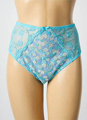 Culotte haute stretch bleu EMPREINTE femme