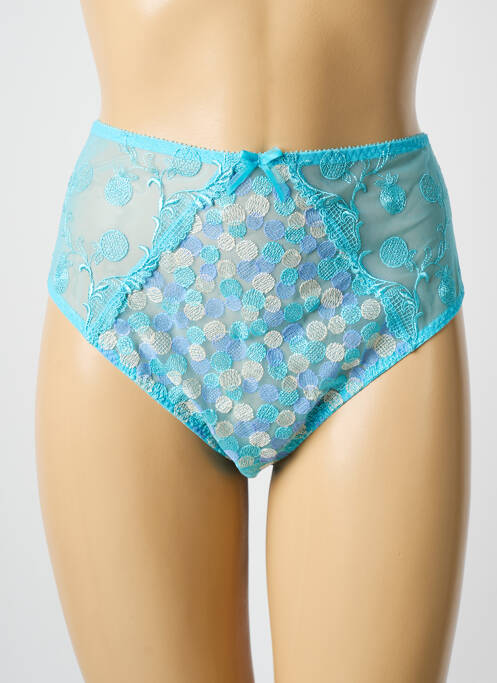 Culotte haute stretch bleu EMPREINTE femme