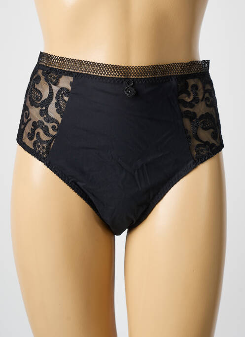 Culotte haute noir EMPREINTE pour femme