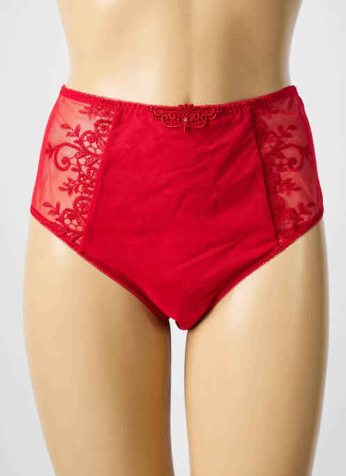 Culotte haute rouge EMPREINTE pour femme