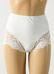Shorty tissage satiné beige JANIRA femme
