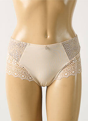 Shorty effet matière satinée chair EMPREINTE femme