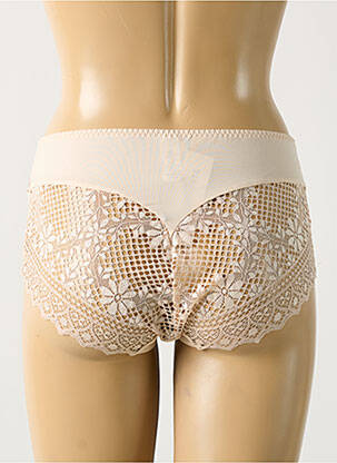 Shorty effet matière satinée chair EMPREINTE femme
