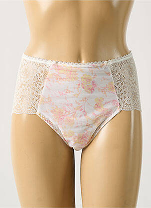Culotte effet matière satinée blanc EMPREINTE femme