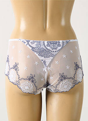 Culotte effet matière satinée bleu EMPREINTE femme