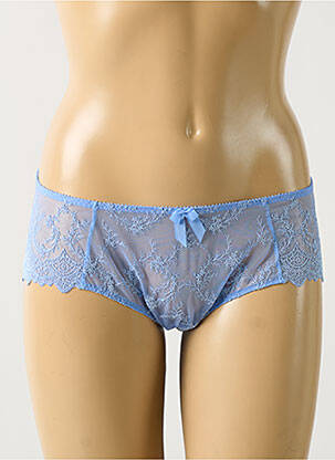 Shorty stretch bleu EMPREINTE femme