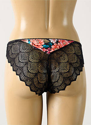 Culotte tissage satiné noir ANTIGEL femme