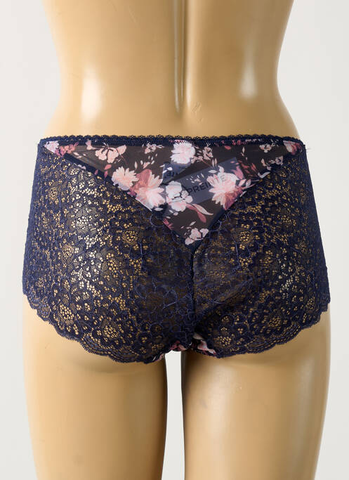 Culotte effet matière satinée bleu EMPREINTE femme
