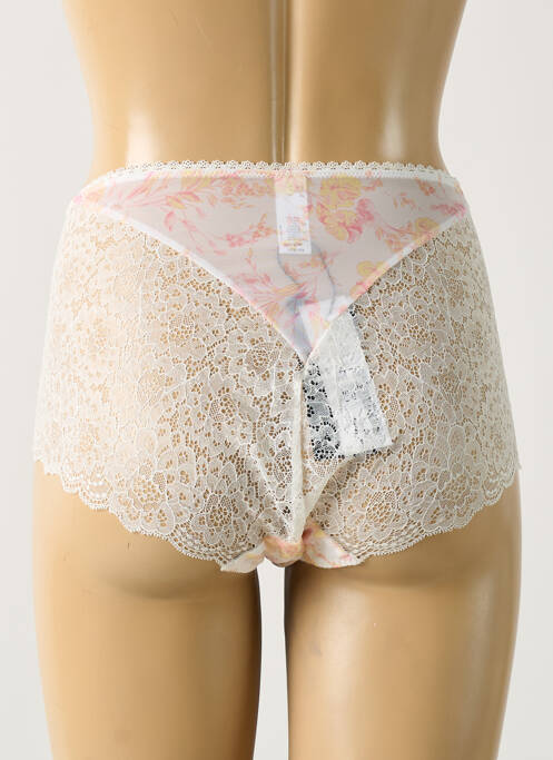 Culotte effet matière satinée blanc EMPREINTE femme