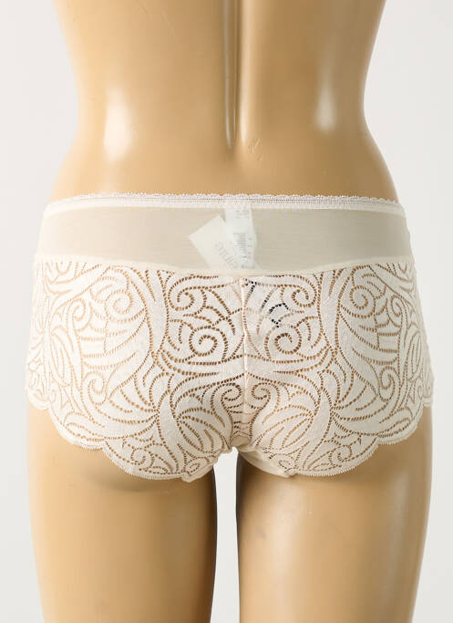 Shorty tissage satiné beige EMPREINTE femme
