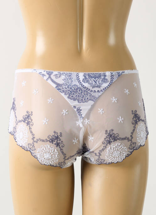 Culotte effet matière satinée bleu EMPREINTE femme