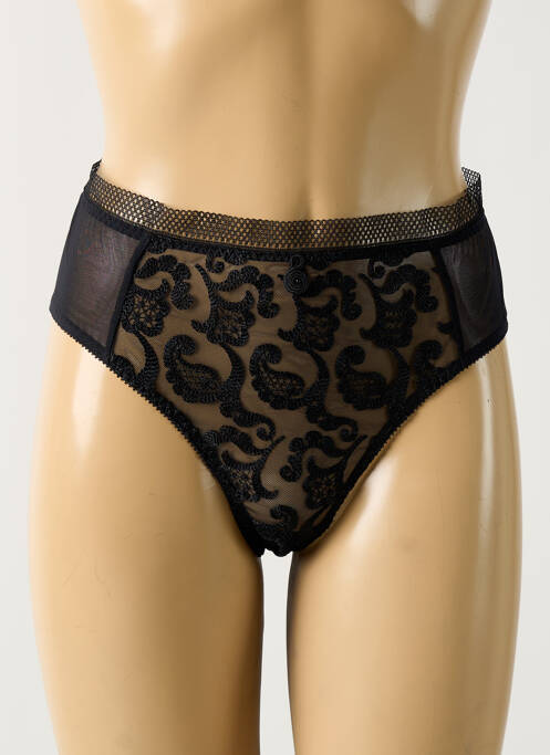 Culotte haute noir EMPREINTE pour femme