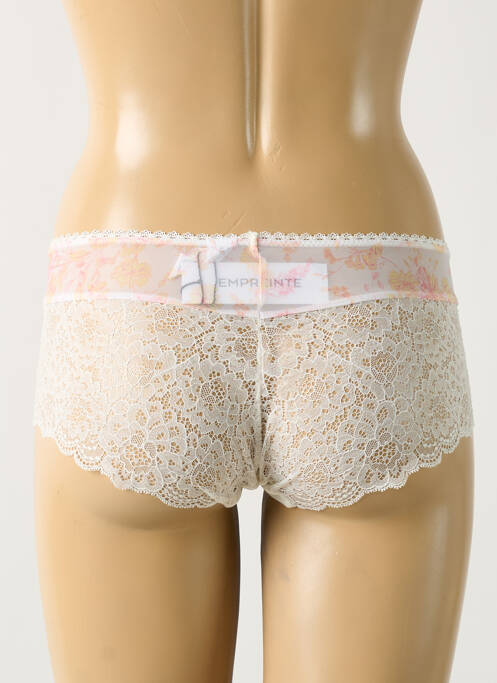 Shorty blanc EMPREINTE pour femme