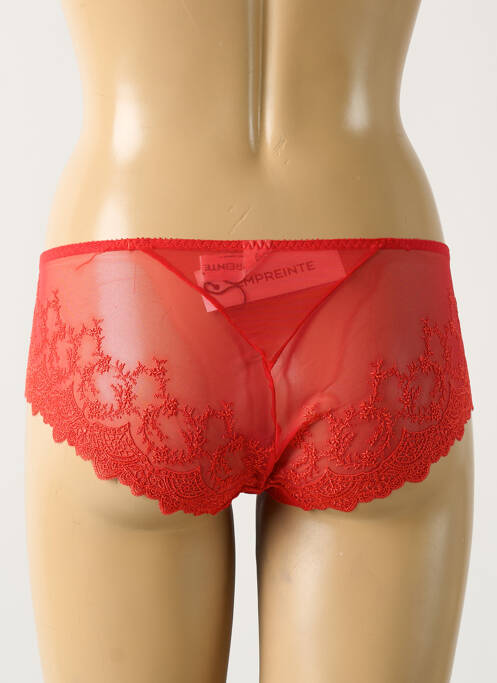 Shorty rouge EMPREINTE pour femme
