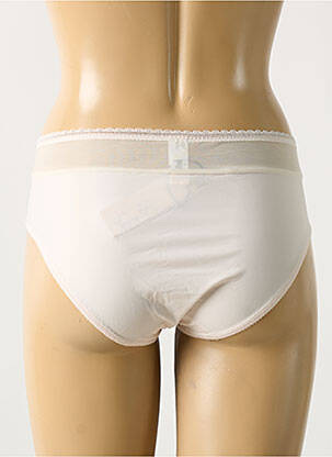 Culotte tissage satiné beige EMPREINTE femme